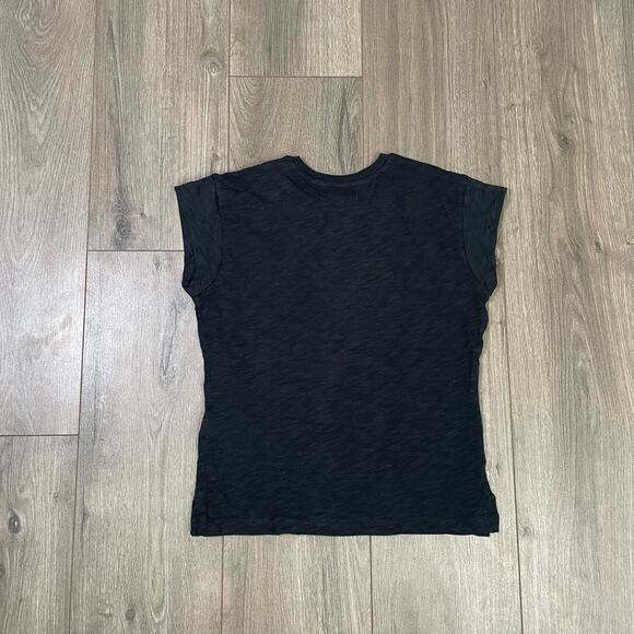 Madewell Slub Crewneck Cotton Casual Muscle Tee US Women's XXS New - Picture 3 of 6